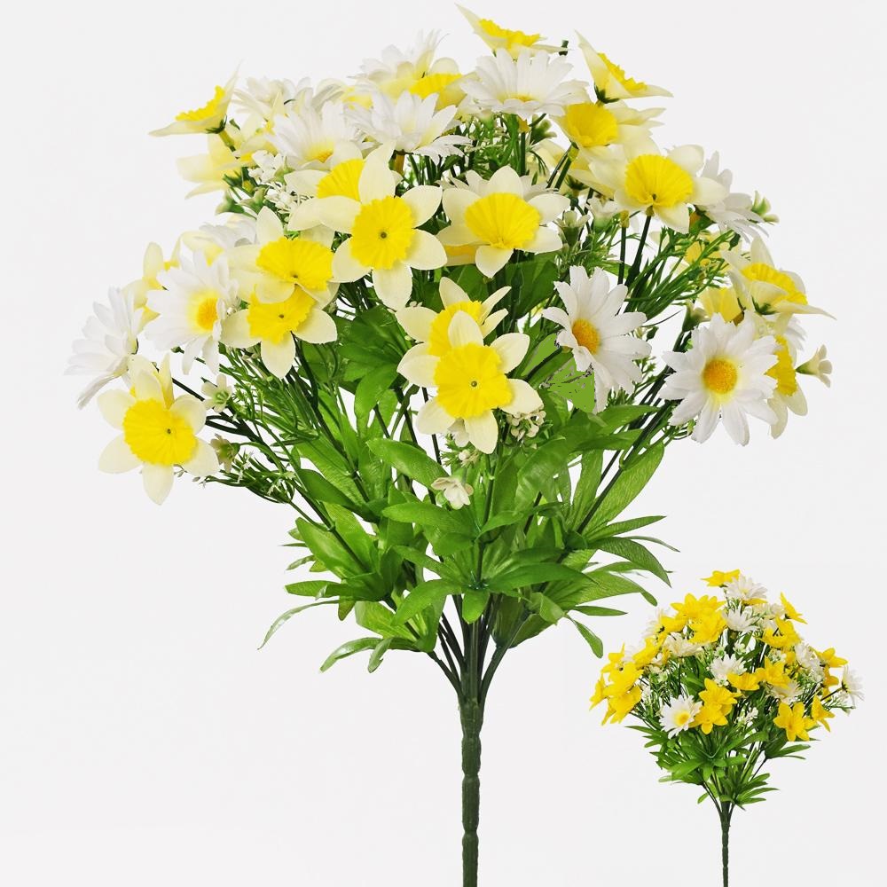 KYTICE JARNÍ NARCIS-kopretiny MIX 2F_1